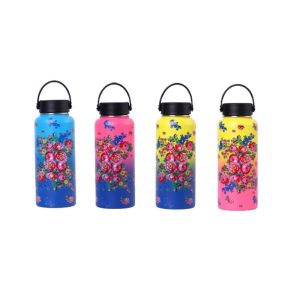 32OZ Floral Design Vacuum Cup - (Floral 1008)