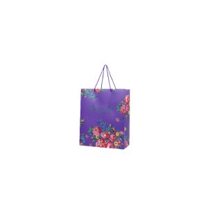 Floral Design Gift Bag - Purple (Floral 1018)