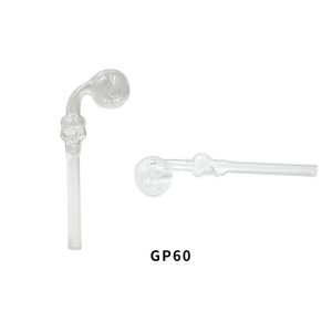 5.5" Glass Bubble Pipe - Clear (GP60)