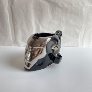 Skull Shape Pipe Mug - Silver (JHTCXYB001)