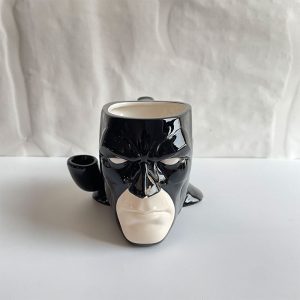 Mask Design Pipe Mug - Black (JHTCXYB004)