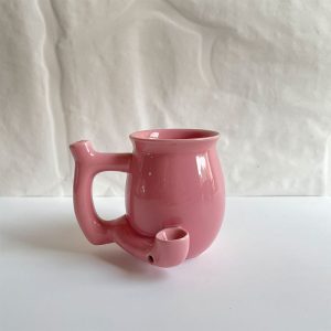 Ceramic Pipe Mug - Pink (JHTCXYB011)