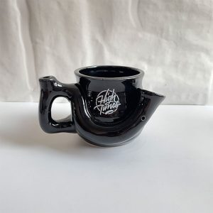 Ceramic Pipe Mug - Black (JHTCXYB014)