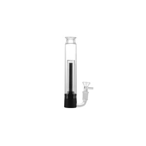 7" Bird Bong with Banger and Herb Bow - Black (LQN0014)
