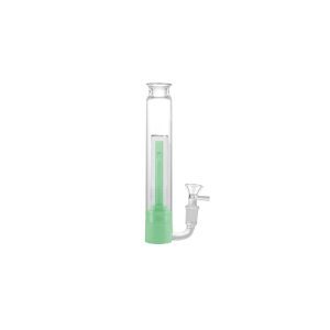 7" Bird Bong with Banger and Herb Bow - Green (LQN0014)