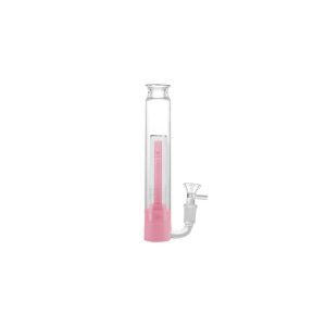 7" Bird Bong with Banger and Herb Bow - Pink (LQN0014)