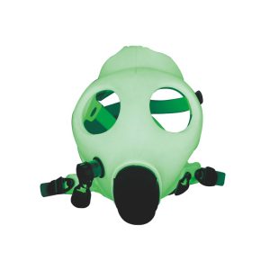 Silicone Skull Shape Mask Bong - Green (MASK003-B)