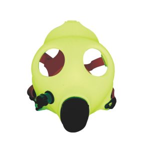 Silicone Skull Shape Mask Bong - Yellow (MASK003-A)