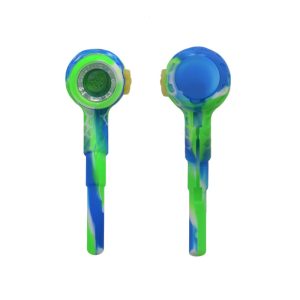 5" Honey Comb Sherlock Silicone Pipe - (WY-004-D)