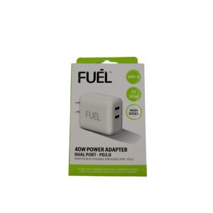 Fuel 40W Type C Dual Wall Adapter - (840171708967)