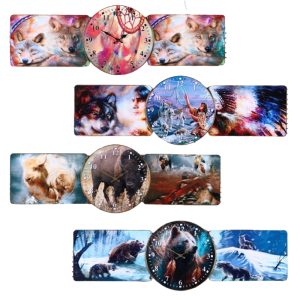 Native Design Glass Wall Clock - (NC001)