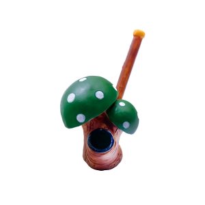 4.3" Stem Resin Tobacco Pipe - Green (SM-025)
