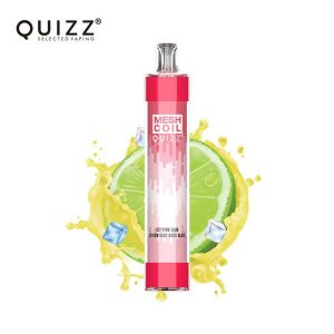 QUIZZ Plus 4000 Puffs RGB Disposable Vape - Refreshing Pink Frost (20mg/ml)