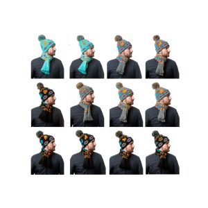 Folded Knit Toque With Pompom - Legacy Trails (0171)