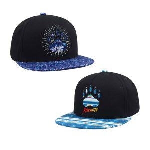 Embroidered Bear Paw Snapback Hats (0195)