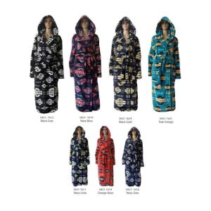 Silk Touch Kids House Robe With Hood - Youth Size 6-7 (0422 size 6-7)