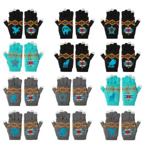 Knit Winter Gloves - Legacy Trails (1127-12PCS)