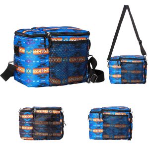 Hot and Cold Separate Compartments Lunch Bag - No Storage Box Included (1541)