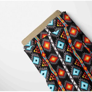 Thunder Spirit  Design  - 100 % Cotton Fabric Bolt - Design (2904 Black)