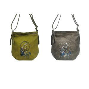 Vegan Leather - Native Design Hobo Bag (CD7938 )