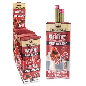 King Palm Cones - Mini - 2pk - 20ct - The Game Red Velvet (KP-2407)