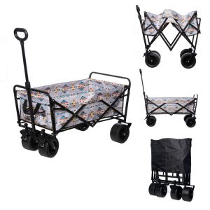Wagon -Solstice Design Printed - Grey (0628-SOL-SMOKE)