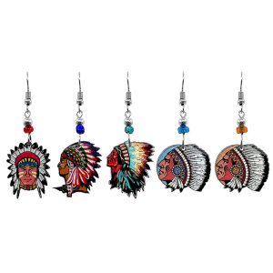 Acrylic Indian Earring (AC-INDIAN-EAR)