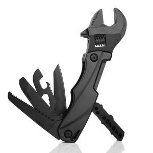 Multi Functional  Portable Wrench Tool Stainless Steel & Aluminum Plastic Handle (KA-62A)