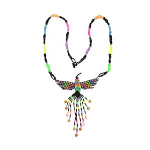 Handmade Seed Bead Hummingbird Necklace  Colors (SB-HUM-NECK)