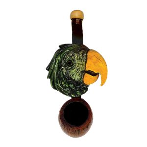 HAND CRAFTED SMALL PIPE- PARROT