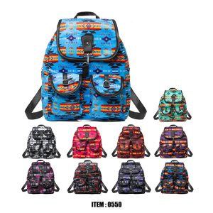 Fleece Prints - Backpack Purse (0550)