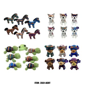 Printed Plush Toy 10" (3551-ASRT)