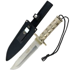 HUNTING KNIFE 14" BLACK SURVIVAL (5223)