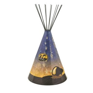 Modern Beaver Parchment Desk Teepee Lamp - Large (LP-10060 / LP-10052)