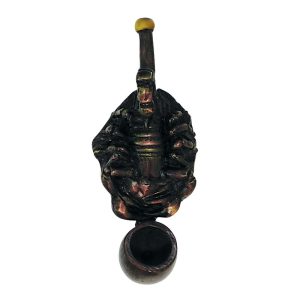 HAND CRAFTED SMALL PIPE - SCORPION