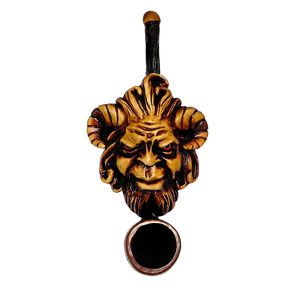 HAND CRAFTED SMALL PIPE - RAM HEAD