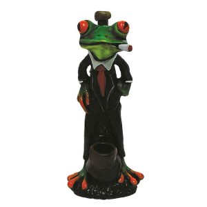 HAND CRAFTED MEDIUM PIPE  BOSS FROG