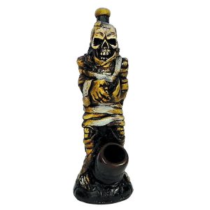 HAND CRAFTED MEDIUM PIPE- MUMMY