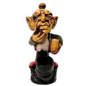 HAND CRAFTED MEDIUM PIPE- DR. ELF