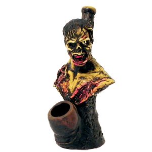 HAND CRAFTED MEDIUM PIPE- ZOMBIE