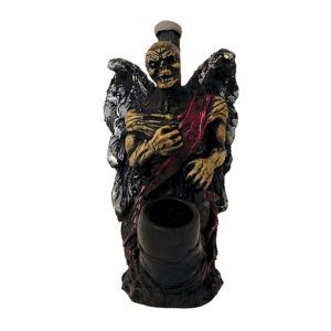 HAND CRAFTED MEDIUM PIPE- DEATH ANGEL