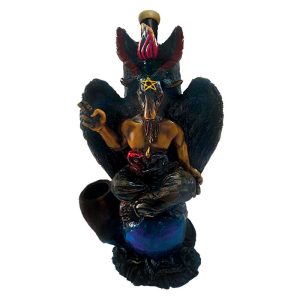 HAND CRAFTED MEDIUM PIPE BAPHOMET