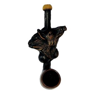 HAND CRAFTED SMALL PIPE - BOARS HEAD