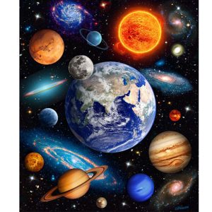 Solar Power #7345, Queen Size Signature Blanket