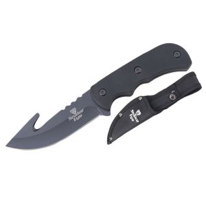 Snake Eye Tactical Skinner Knife Gut Hook (HK-007BK)