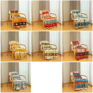 Micro plush (Coral fleece) Throw Blanket - Skipping Stones Design -Assorted (0136)