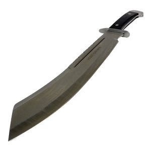 Hunt-Down 18.5" Full Tang Machete 3CR13 Stainless Steel Wood Handle Hunting Knife (13502)
