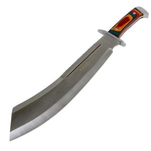 17" Sanding BLACK BLADE, Pakka Wood Multi Color Handle - 13598