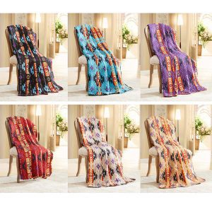 Printed Quilt Throw - Assorted (1442)