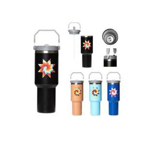 40 oz Stainless Steel Hydration Flask - Star Twist